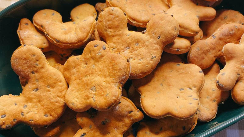 Bánh quy được nướng bằng lò chiên không dầu