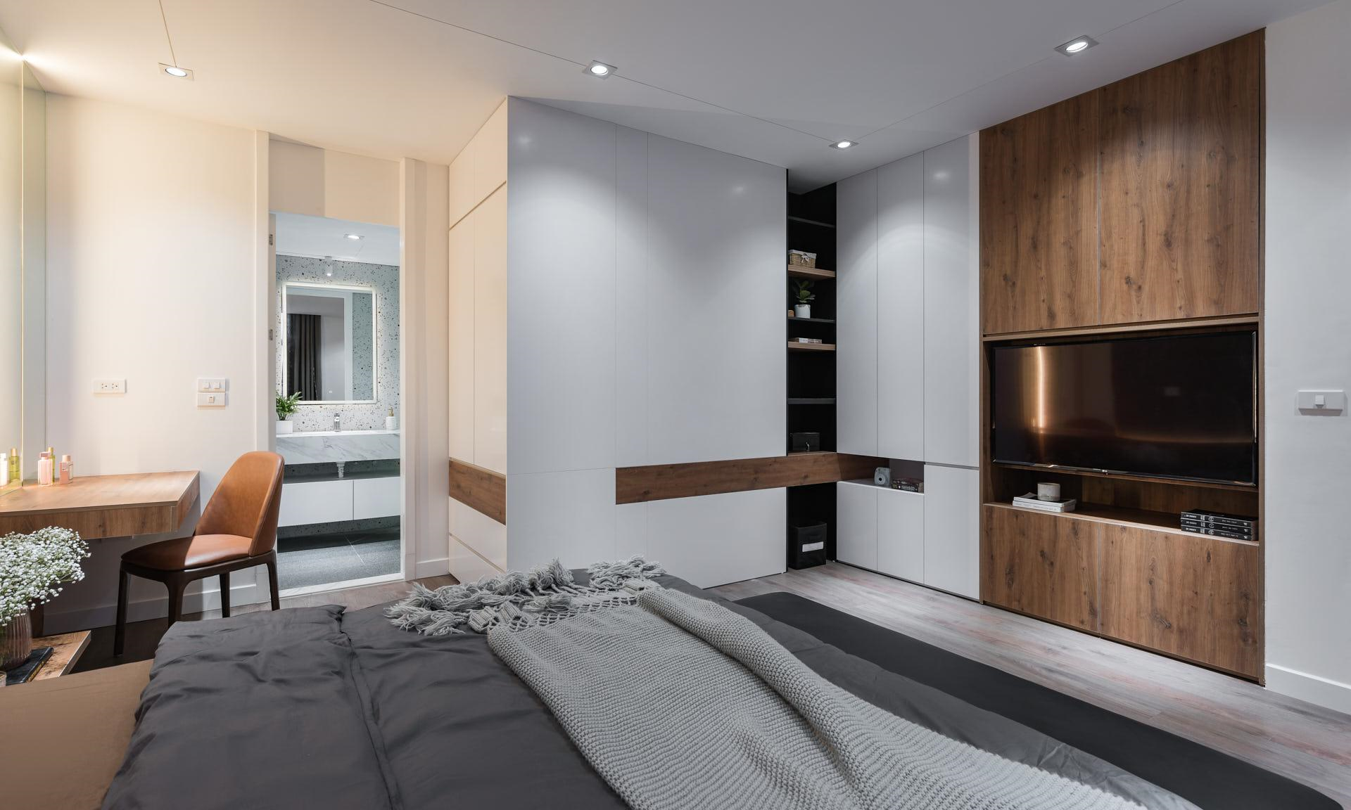 Phòng ngủ thiết kế thông minh nhằm tận dụng tối đa diện tích sử dụng