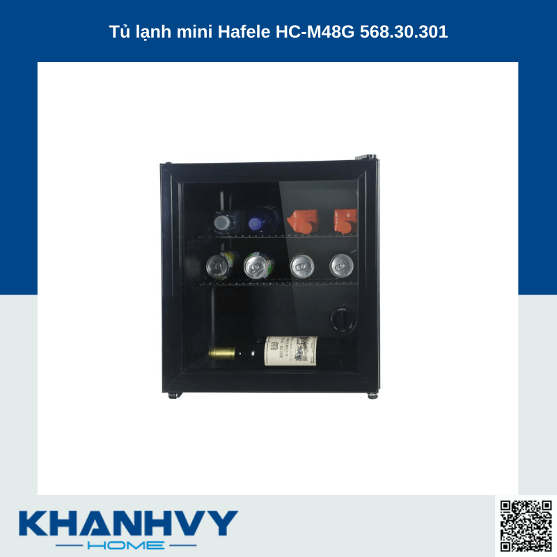 Tủ mát mini Hafele HC-M48G 568.30.301 phân phối bởi Khánh Vy Home