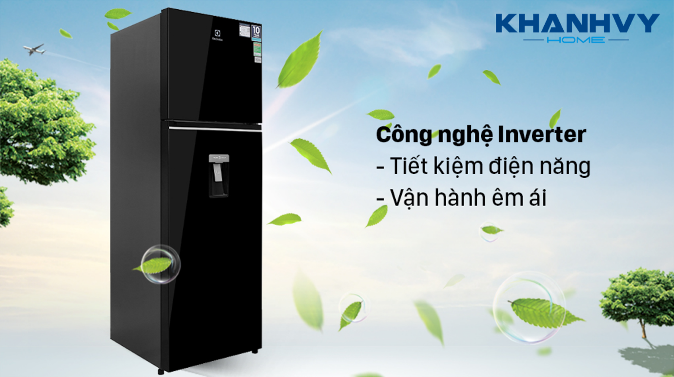 Tủ lạnh được trang bị công nghệ NutriFresh Inverter có khả năng duy trì nhiệt độ ổn định và tiết kiệm điện năng hiệu quả