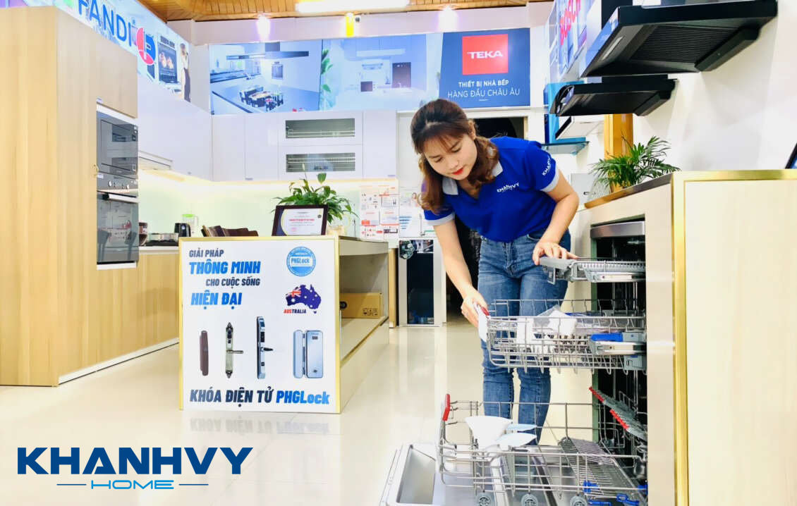  Khánh Vy Home cung cấp những loại máy rửa bát hiện đại, tốt nhất trên thị trường