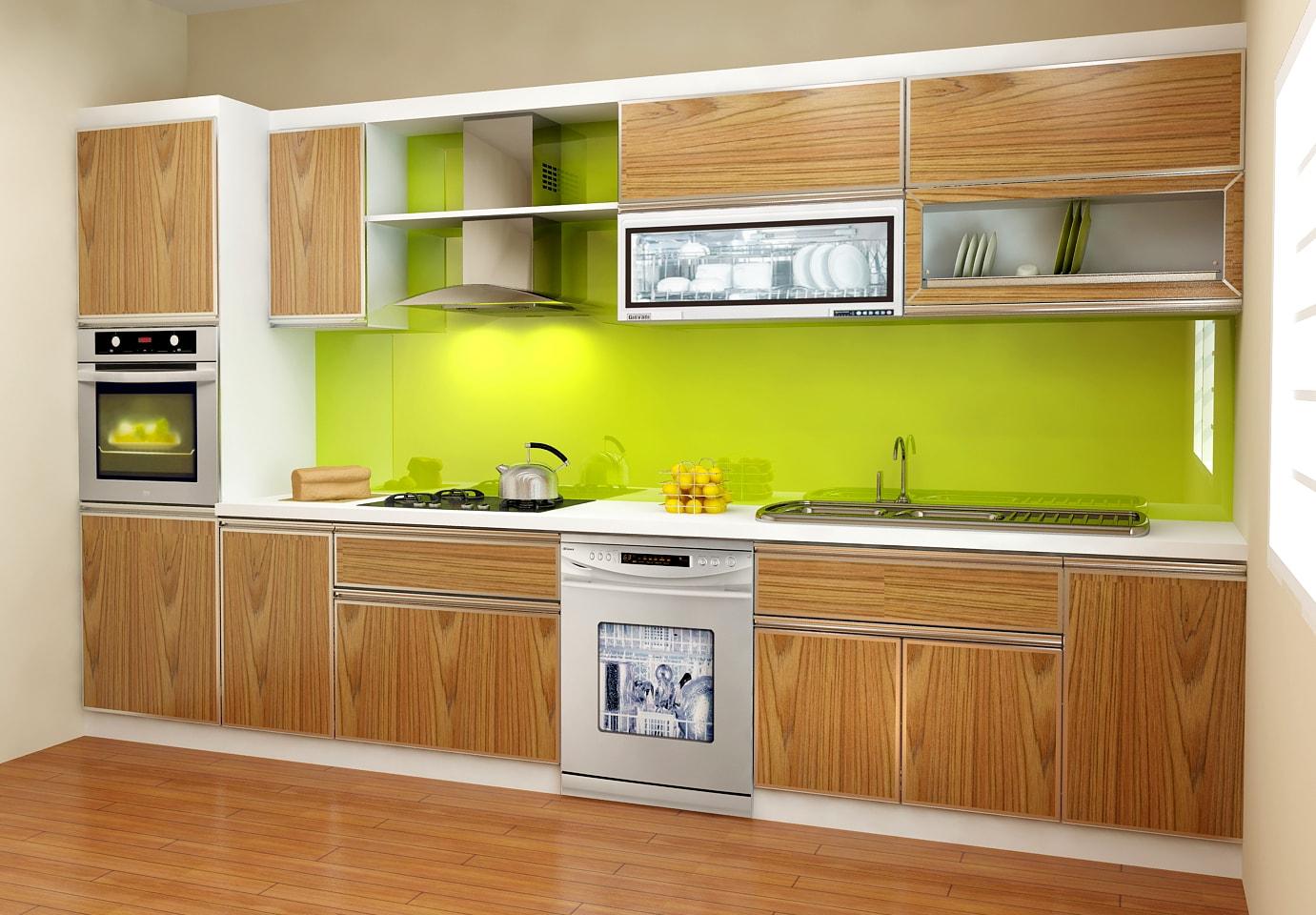 Các loại gỗ công nghiệp và lớp phủ bề mặt gỗ công nghiệp trong nội thất nhà bếp