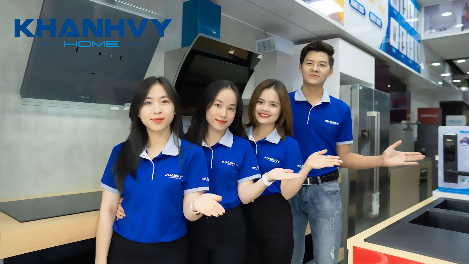Đội ngũ nhân viên của Khánh Vy Home luôn sẵn lòng hỗ trợ mọi khách hàng