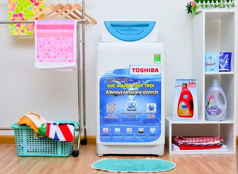 Máy giặt Toshiba với khả năng làm sạch vượt trội