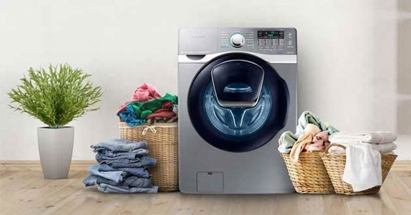 Máy giặt cửa trước có nhiều kích thước và dung tích lồng giặt khác nhau
