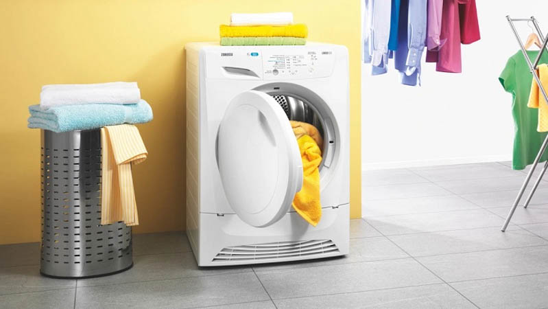 Đóng kín nắp máy giặt để máy giặt hoạt động hiệu quả