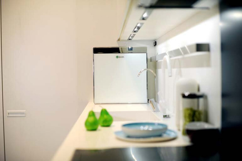 AOsmith sở hữu nhiều kiểu dáng thiết kế phù hợp với các không gian nhà bếp khác nhau