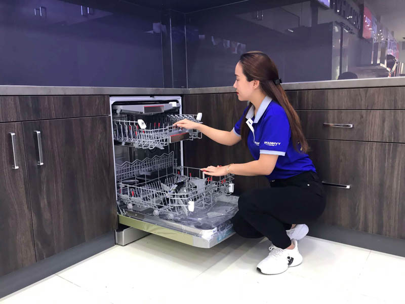Máy rửa bát âm tủ chính hãng tại Khánh Vy Home