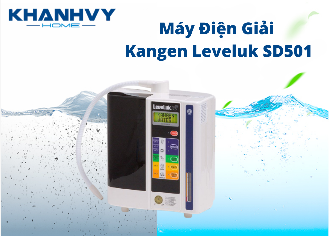 Sản phẩm máy lọc nước Kangen Leveluk SD501
