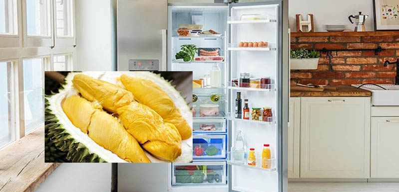 Bảo quản sầu riêng đã tách vỏ trong tủ lạnh