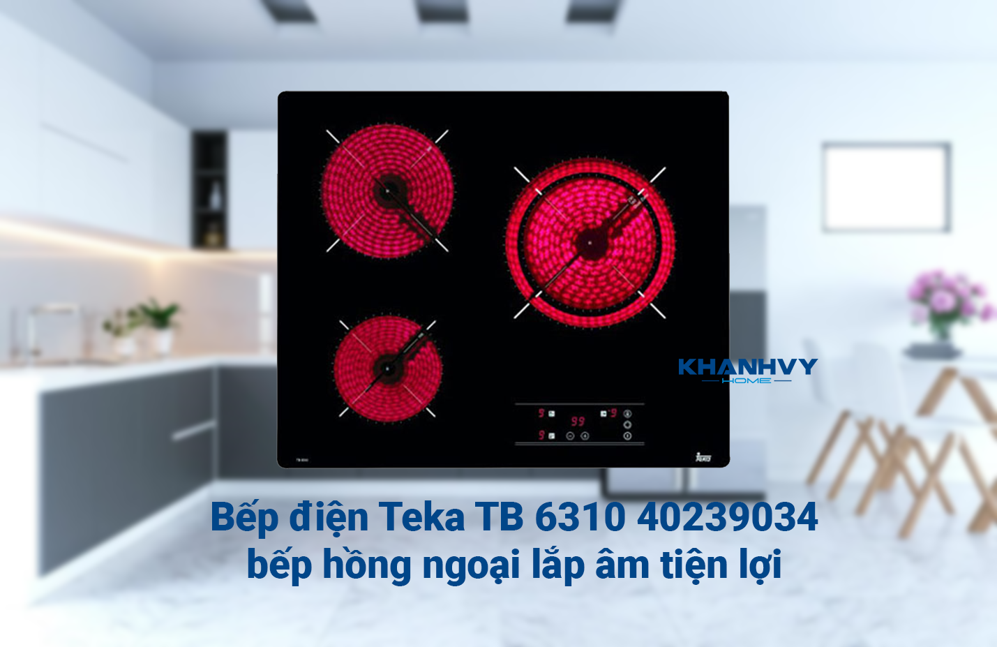 Bếp điện Teka TB 6310 40239034 – bếp hồng ngoại lắp âm tiện lợi