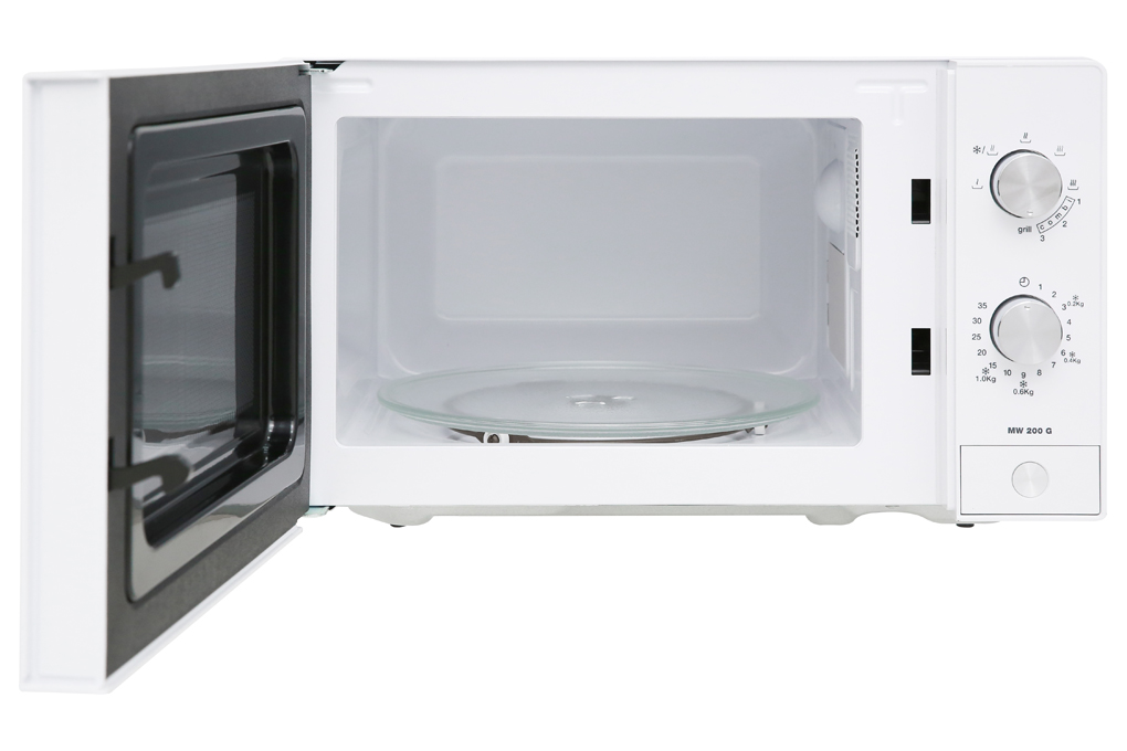 Lò vi sóng kết hợp nướng MW 200 G 40590420 với thiết kế trắng cao cấp dành cho gian bếp của bạn