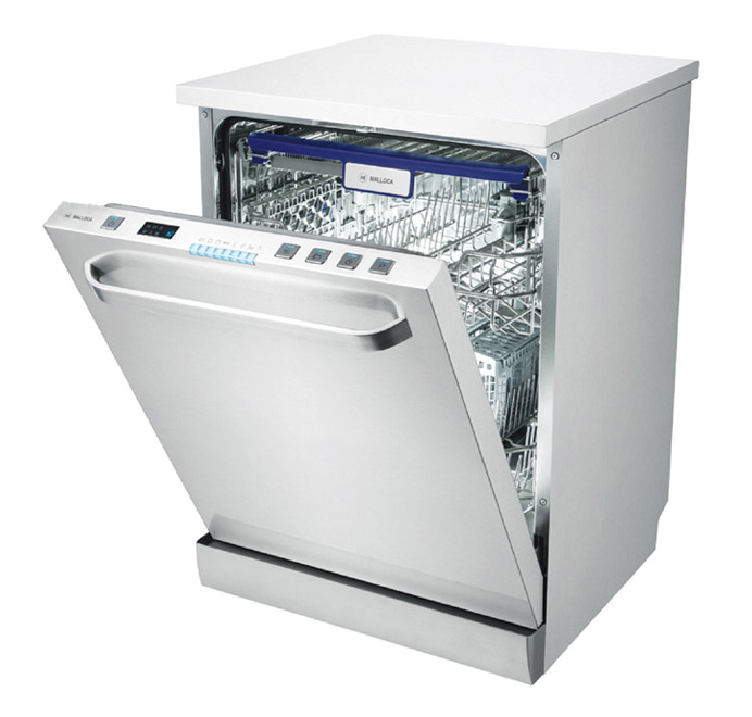 Máy rửa chén WQP12-J7227 với 8 chương trình rửa tiện lợi