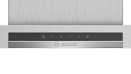 Bảng điều khiển bằng cảm ứng hiện đại trong máy hút khử mùi Bosch DWB97IM50