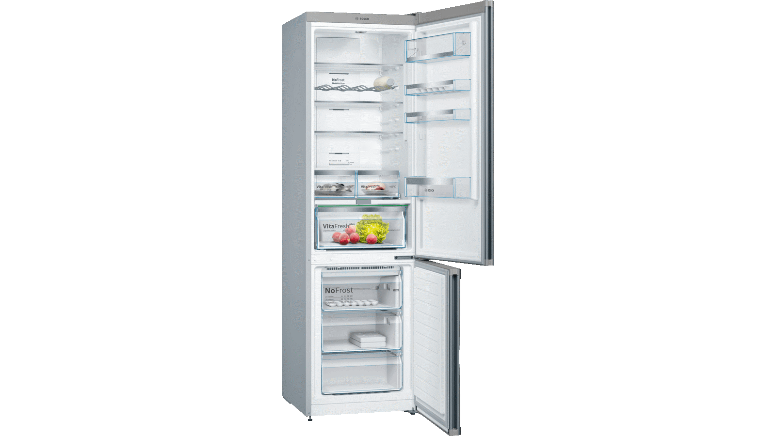 Tủ lạnh Bosch KGN39LB35 được thiết kế với nhiều ngăn cho nhiều mục đích sử dụng khác nhau