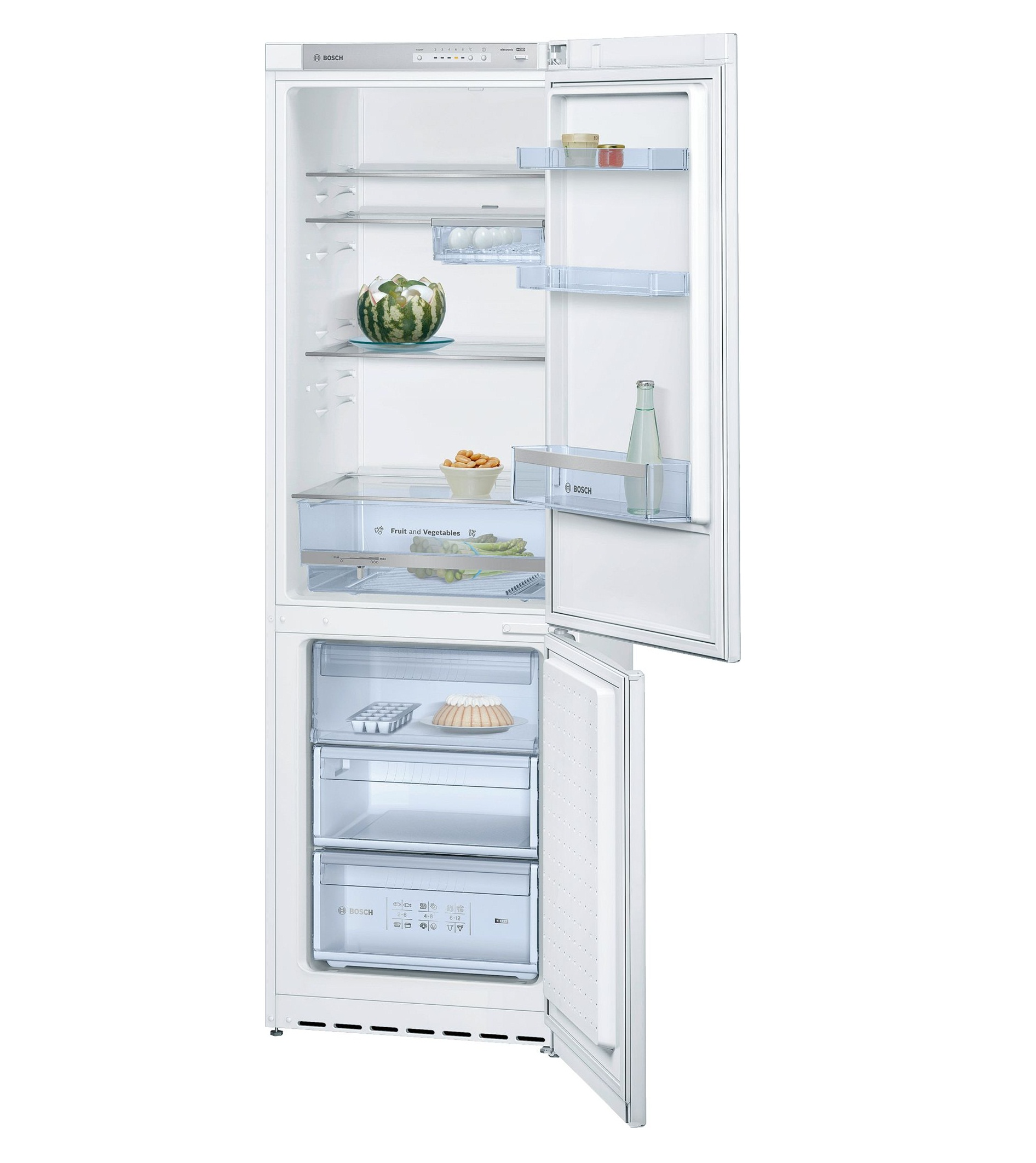 Tủ lạnh Bosch KGV36VW23E được thiết kế với nhiều ngăn cho nhiều mục đích sử dụng khác nhau