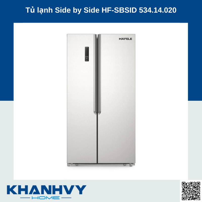 Tủ lạnh Side by Side HF-SBSID 534.14.020 phân phối bởi Khánh Vy Home
