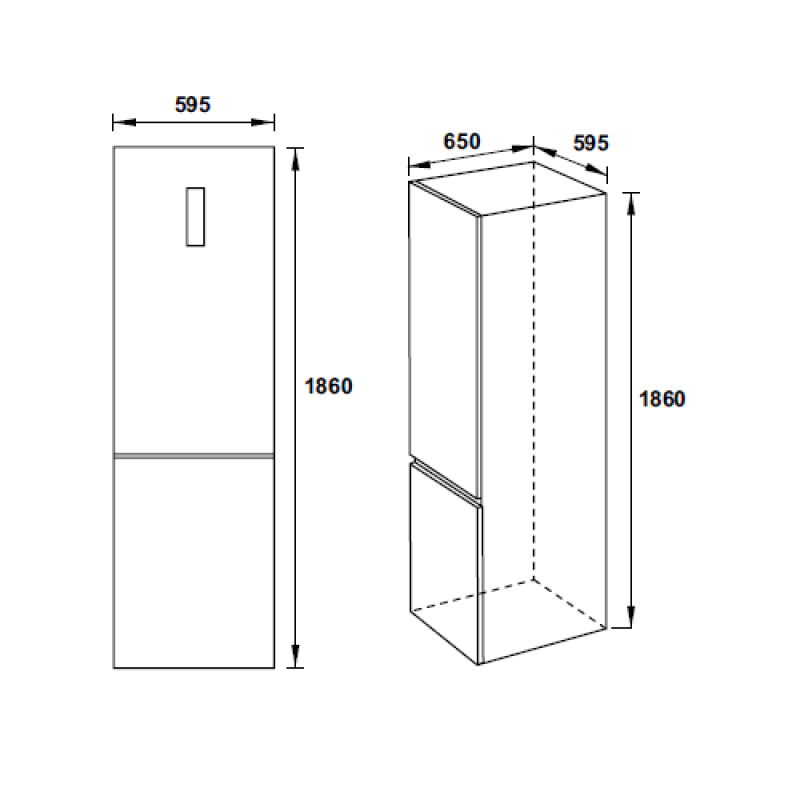 Thông số kỹ thuật tủ lạnh Hafele H-BF234 534.14.230