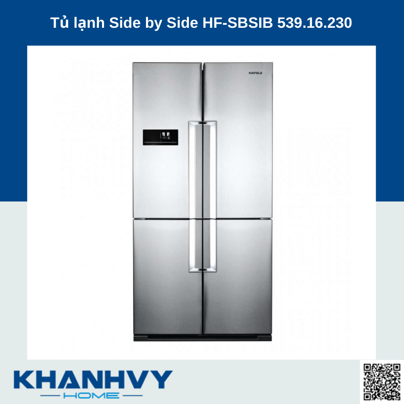 Tủ lạnh Side by Side HF-SBSIB 539.16.230 phân phối bởi Khánh Vy Home