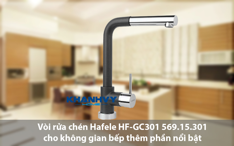 Vòi rửa chén Hafele HF-GC301 569.15.301 cho không gian bếp them phần nổi bật