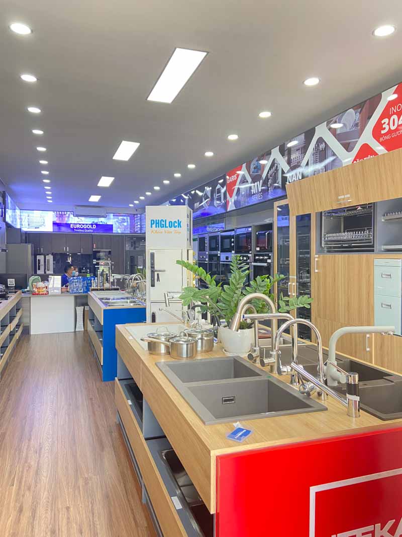 Khánh Vy Home - Chuyên cung cấp các thiết bị nhà bếp cao cấp, cùng trải nghiệm các sản phẩm tại 64 Bạch Đằng, phường 24, Quận Bình Thạnh.