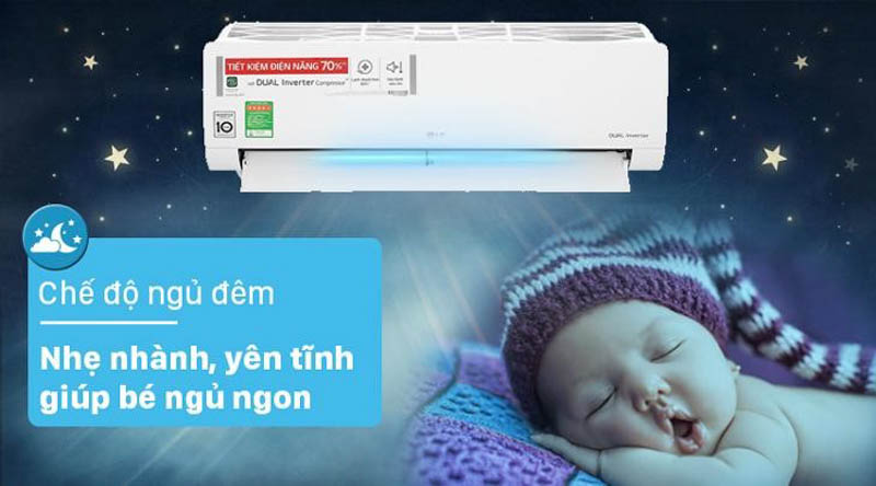 Chế độ Sleep máy lạnh của LG