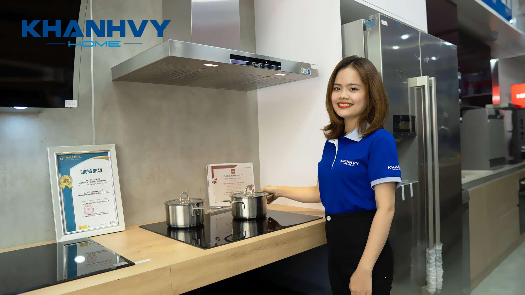 Khánh Vy Home cung cấp nhiều dòng bếp từ và thiết bị gia dụng cao cấp