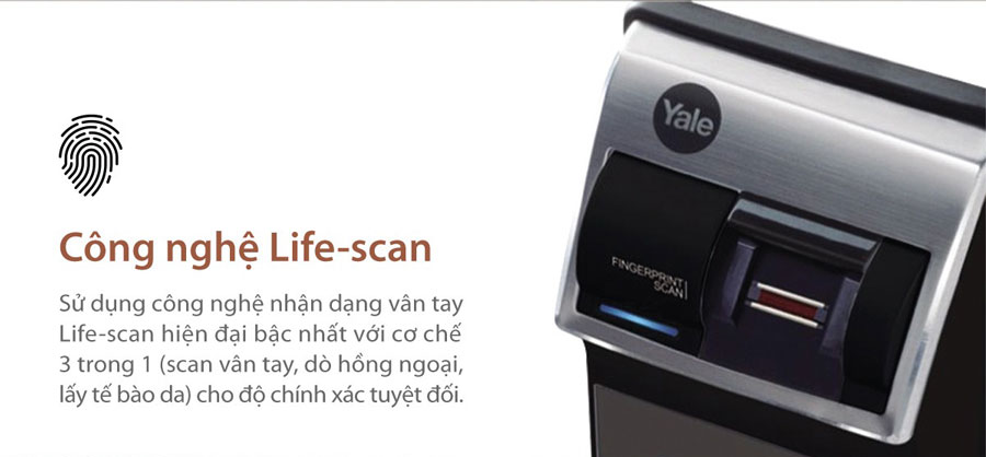 Công nghệ nhận dạng vân tay hiện đại Live-Scan có thể đọc được cả vân bị mờ hoặc lão hóa