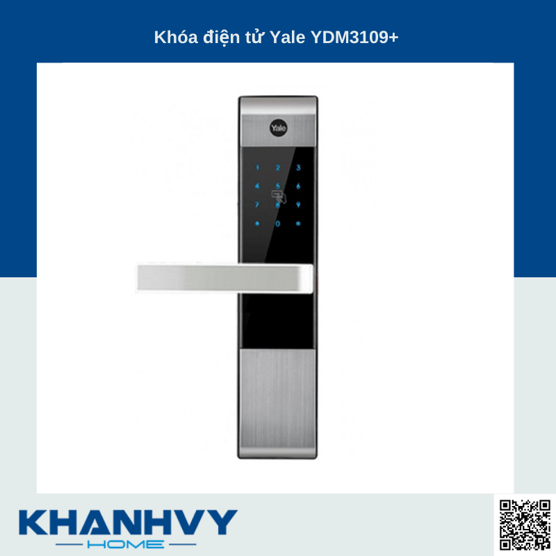 Sản phẩm Khóa điện tử Yale YDM3109+ được phân phối chính hãng tại Khánh Vy Home