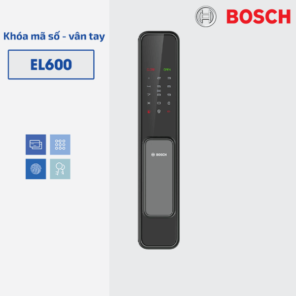 Khóa điện tử Bosch EL600 trưng bày