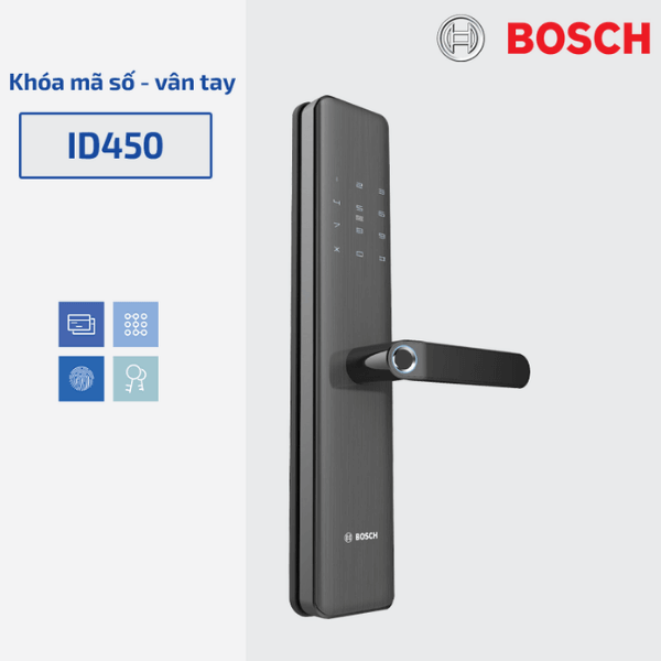 Khóa điện tử Bosch ID450 trưng bày