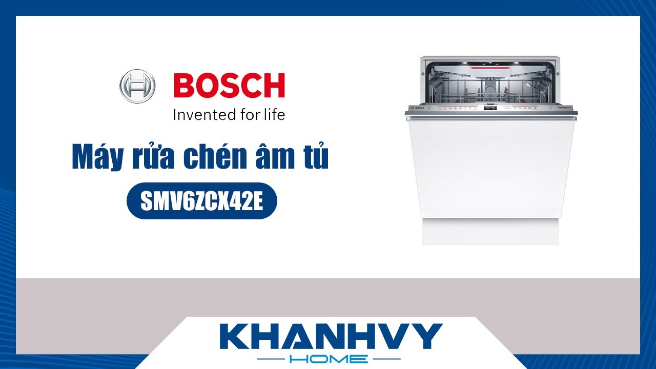 Máy rửa chén âm tủ Bosch TGB.SMV6ZCX42E Series 6, công nghệ Zeolith, Home connect