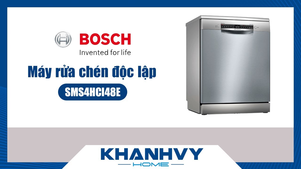 Máy rửa chén độc lập Bosch HMH.SMS4HCI48E Series 4 14 bộ Home connect