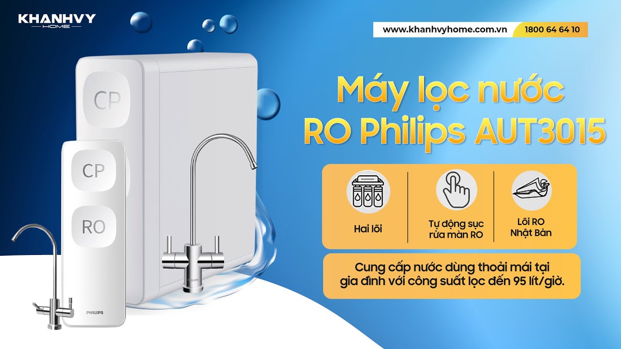 Máy Lọc Nước Philips RO Để Gầm AUT3015 | SN