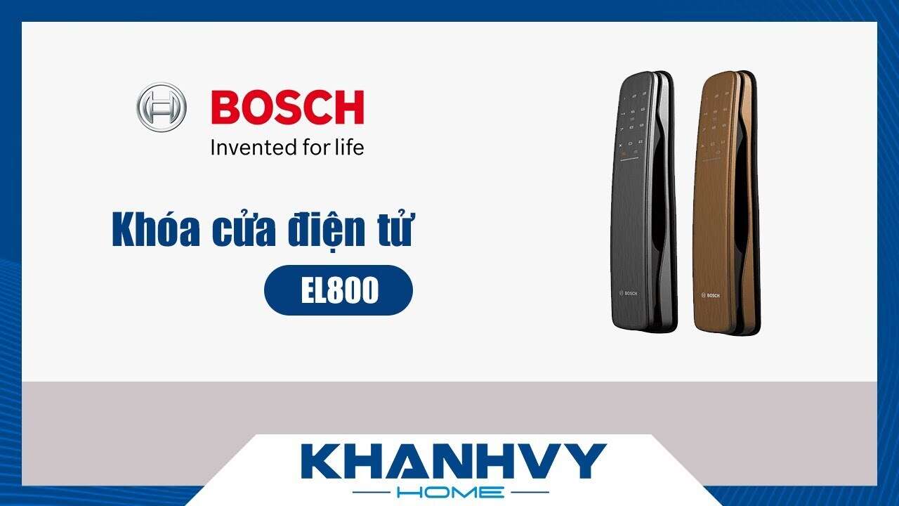 Khóa điện tử Bosch HB.EL800 Black
