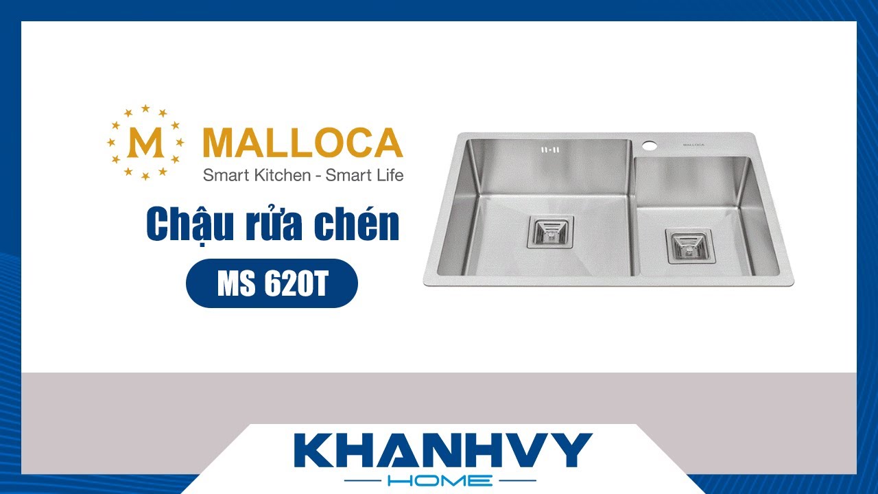 Chậu rửa chén Malloca MS 620T | SN
