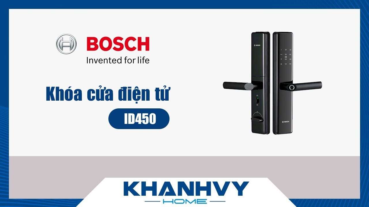 Khóa điện tử Bosch HB.ID450 Gray