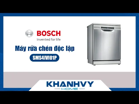 Máy rửa chén độc lập Bosch HMH.SMS4IVI01P Series 4 12 bộ Home connect